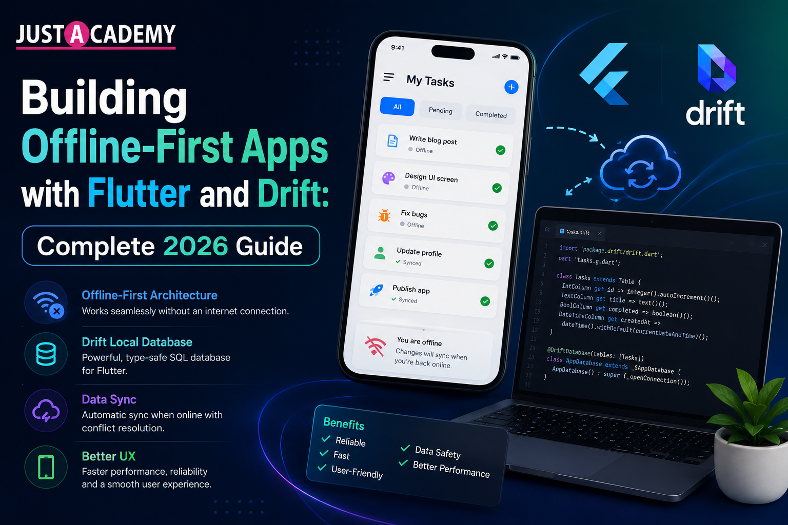 Building Offline-First Flutter Apps with Drift and SQLite Database Architecture