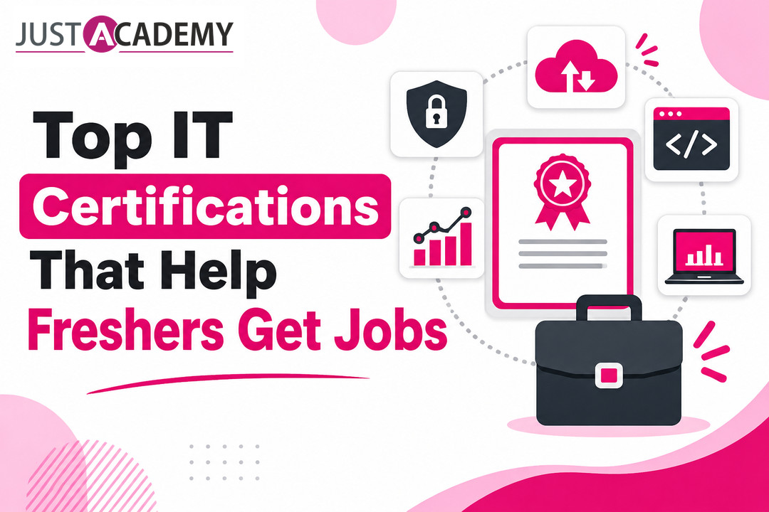 Delhi fresher attending a live interactive IT certification class with an instructor and mentor on screen