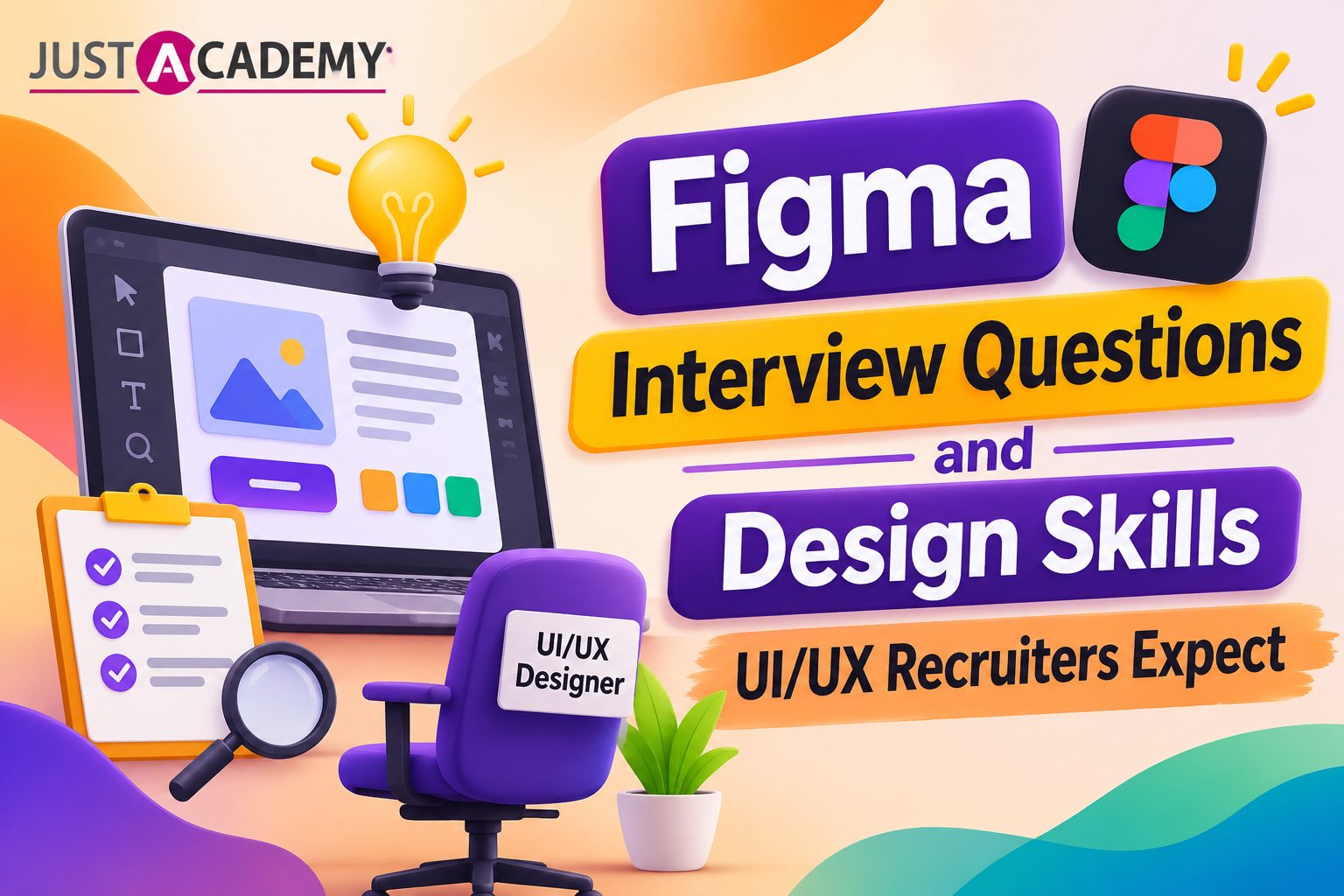 Delhi UIUX designer practising Figma interview questions during a live mentor led online session
