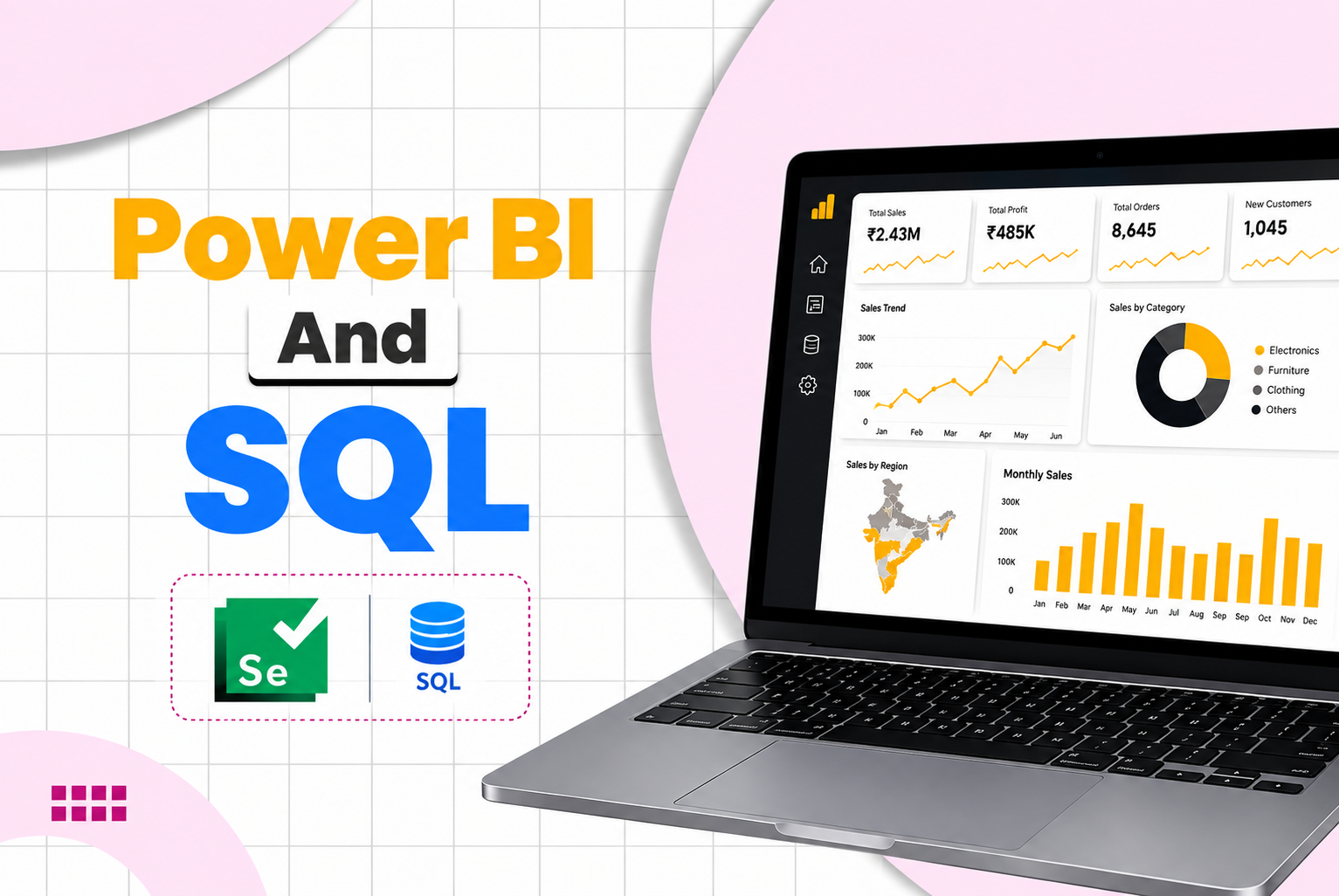 Power BI and SQL Training with Live Sessions, Real-World Projects and Placement Assistance