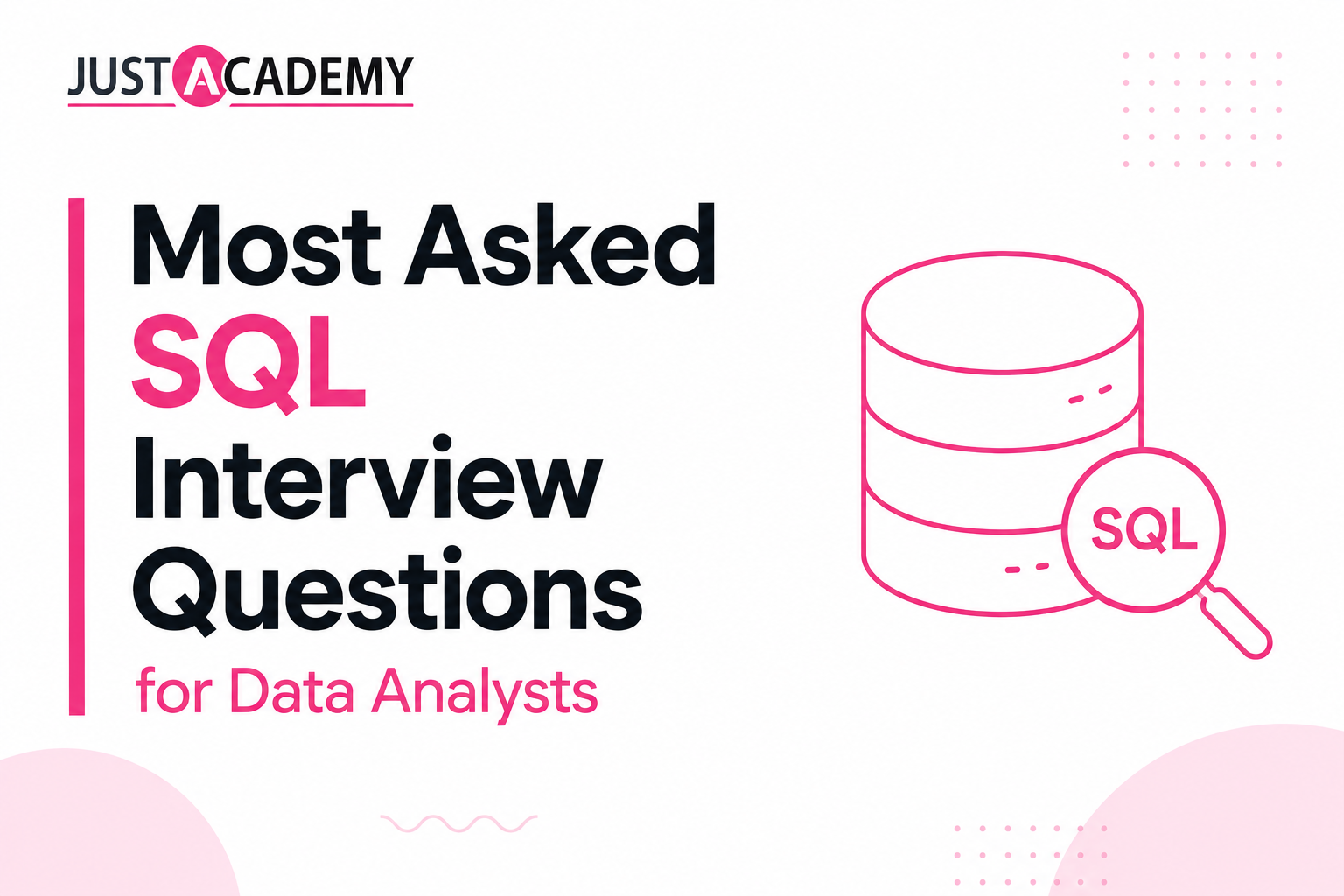 most asked sql interview questions for data analysts with answers