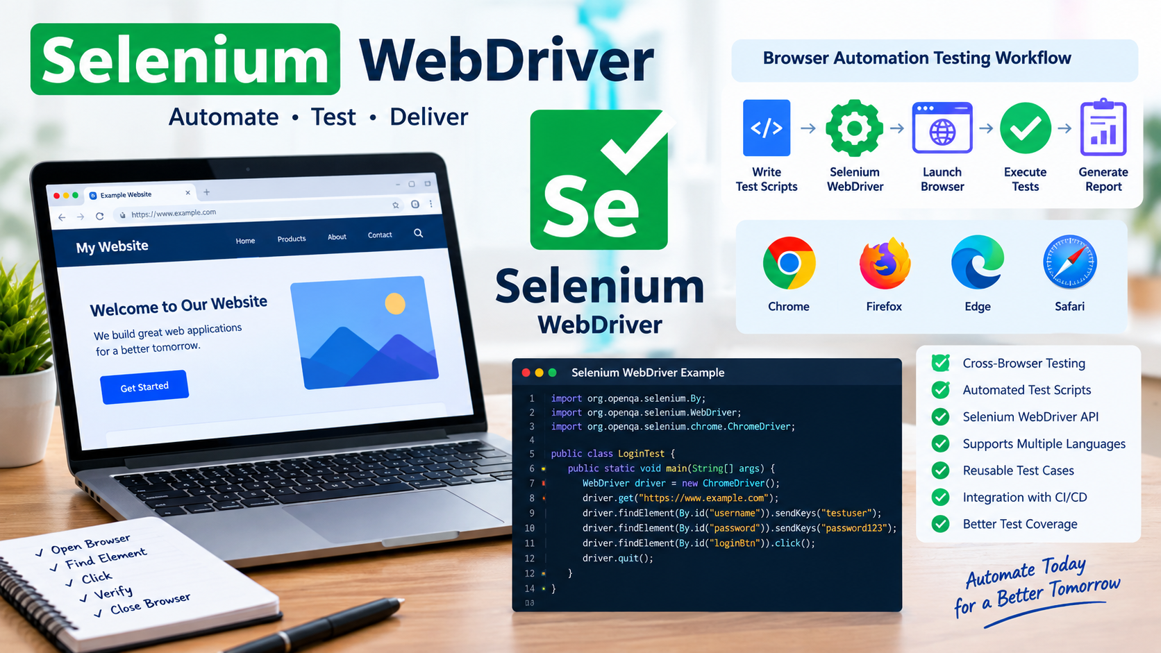 Selenium Web Automation Testing Tutorial