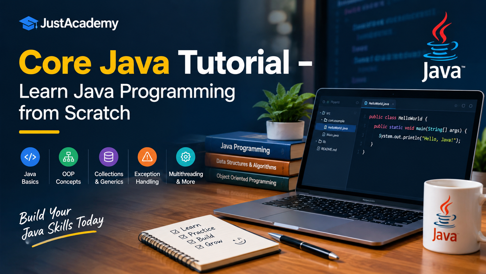 Core Java Tutorial for Beginners – Java Programming Training